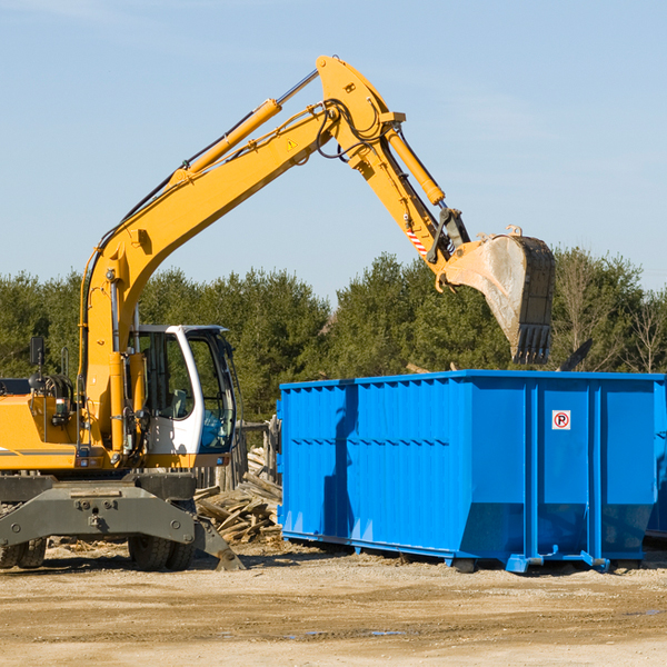 how many times can i have a residential dumpster rental emptied in Mount Pleasant TN